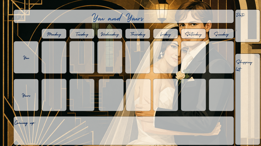 You & Yours Planner - Weekly