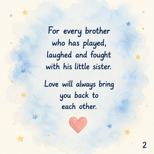 The Big Brother - For Brothers with Sisters